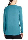 Danskin Women's Long Sleeve Crossover Top, Colonial Blue, XX-Large