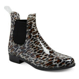 <p><strong>Women's Alex Ankle Rain Boots by Merona - Leopard - Size 7 </strong></p>