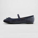 <p>A New Day Women's Hope Round Toe Mary Jane Ballet Flats - Bluish Gray - Size 8.5</p>