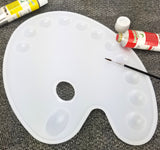Artist Palette - Professional 12 Section Tray for Dividing Mixing Blending Paint