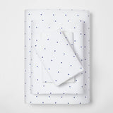 Project 62 Nate Berkus Full Size 300 Thread Modern Printed Sheet Set Blue Dot