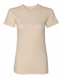 American Apparel Women's Size XL 100% Cotton Fine Jersey T-Shirt 2102W CREME