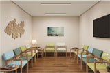 Metalux Lights (4WPLD3240R) 3.58 ft. White Low Profile Linear Integrated LED Wrap Light Fixture