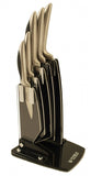 NEW KNIFE BLOCK Folding Acrylic w. 5 piece KNIVES SET