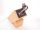 NEW KNIFE BLOCK - BEECH WOOD Universal Rod Insert Type