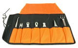 BONSAI 8pc CHROME Tool Set/Kit- Concave Cutter, Wire, Root Rakes and Trimmers