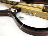 SILENT BASS GUITAR Sandalwood Hollow Body Electric-Acoustic Headphones Included