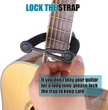Adjustable Guitar Stand, Thick Velveteen Padding, Fits Electric, Acoustic & Bass
