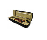 Zenison Violin 4/4 Scale Full Size Natural Wood Fiddle Travel Case Rosin Bow