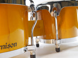 Zenison - BONGO DRUMS 8+9" SET, NATURAL WOOD Dual Bongos WORLD LATIN Percussion