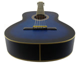 39-40" ACOUSTIC GUITAR - BLUE SUNBURST Classical NYLON Strings Beginner Student