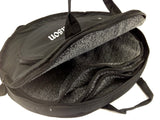 Deluxe CYMBAL BAG - PLUSH BLACK OXFORD NYLON drums NEW!