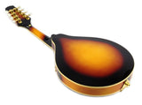 8-String MANDOLIN A-Style SUNBURST Acoustic SANDALWOOD, SPRUCE Gold Hardware