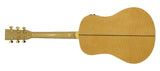 ZENISON ACOUSTIC-ELECTRIC RESONATOR BLONDE MAPLE GUITAR Steel Pan F-Soundholes