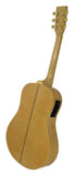 ZENISON ACOUSTIC-ELECTRIC RESONATOR BLONDE MAPLE GUITAR Steel Pan F-Soundholes