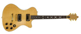 ELECTRIC GUITAR - NATURAL Maple WOOD Star Inlays Vintage Gold Parts