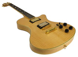 ELECTRIC GUITAR - NATURAL Maple WOOD Star Inlays Vintage Gold Parts