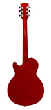 ELECTRIC GUITAR - CHERRY RED QUILTED MAPLE - HOLLOW BODY F-Soundhole SUPREME
