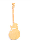 ELECTRIC GUITAR - NATURAL WOOD QUILTED MAPLE - HOLLOW BODY F-Soundhole SUPREME