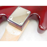 Electric Base Guitar, Small Scale 36 Inch Children's Sized Mini, Color: Red
