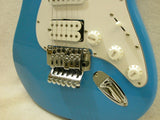 ELECTRIC GUITAR - SG BLUE GREEN CUSTOM Locking Trem STARS Inlays Sea/Ocean Color