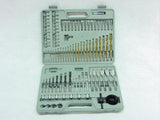 NEW DRILL BIT SET - 101 piece COMBO KIT TITANIUM + CASE