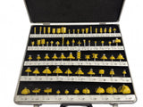 Router Bits Set - 66 Piece 1/2" Shank Carbide Aluminum Case