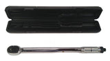 TORQUE WRENCH - 1/2" inch - MICROMETER CLICK ADJUSTABLE