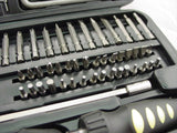 71 Pc DRIVERS HEX T-HANDLE SCREWDRIVER BITS ALLEN WRENCHES Tool Set