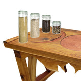 4 Piece Glass Food Storage Jars with Airtight Lids, for Candy, Pasta, or Spices