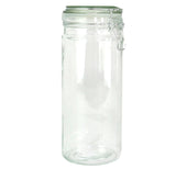 4 Piece Glass Food Storage Jars with Airtight Lids, for Candy, Pasta, or Spices