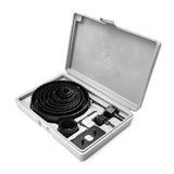 HOLE SAW KIT 16 Pieces 3/4”-5” Full Set with Mandrels and Installation Plate