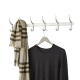 2 Pack neatfreak Wall Mounted Hook & Track System 12 Hooks Coat Hanger Rack Set