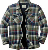 Legendary Whitetails Men's Deer Camp Fleece Lined Shirt Jac - Plaid- 3XL