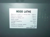NEW ELECTRIC WOOD LATHE - BENCH TOP 20" INDUSTRIAL TOOL