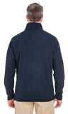 UltraClub Men's Soft Shell Weather Resistant 3 Layer Jacket - Navy - 3XL - New