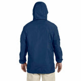 Harriton Men's Essential Rainwear Nylon Rain Jacket - Navy - Large - New
