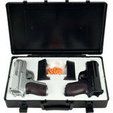 new airsoft pistol set model p618 replica handguns set(Airsoft Gun)