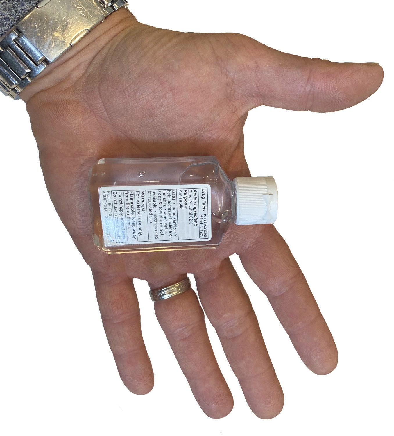 EXPIRED PRODUCT Hand Sanitizer Advanced Antibacterial Cleanser Clear Gel 60 ml / 2 oz per Bottle