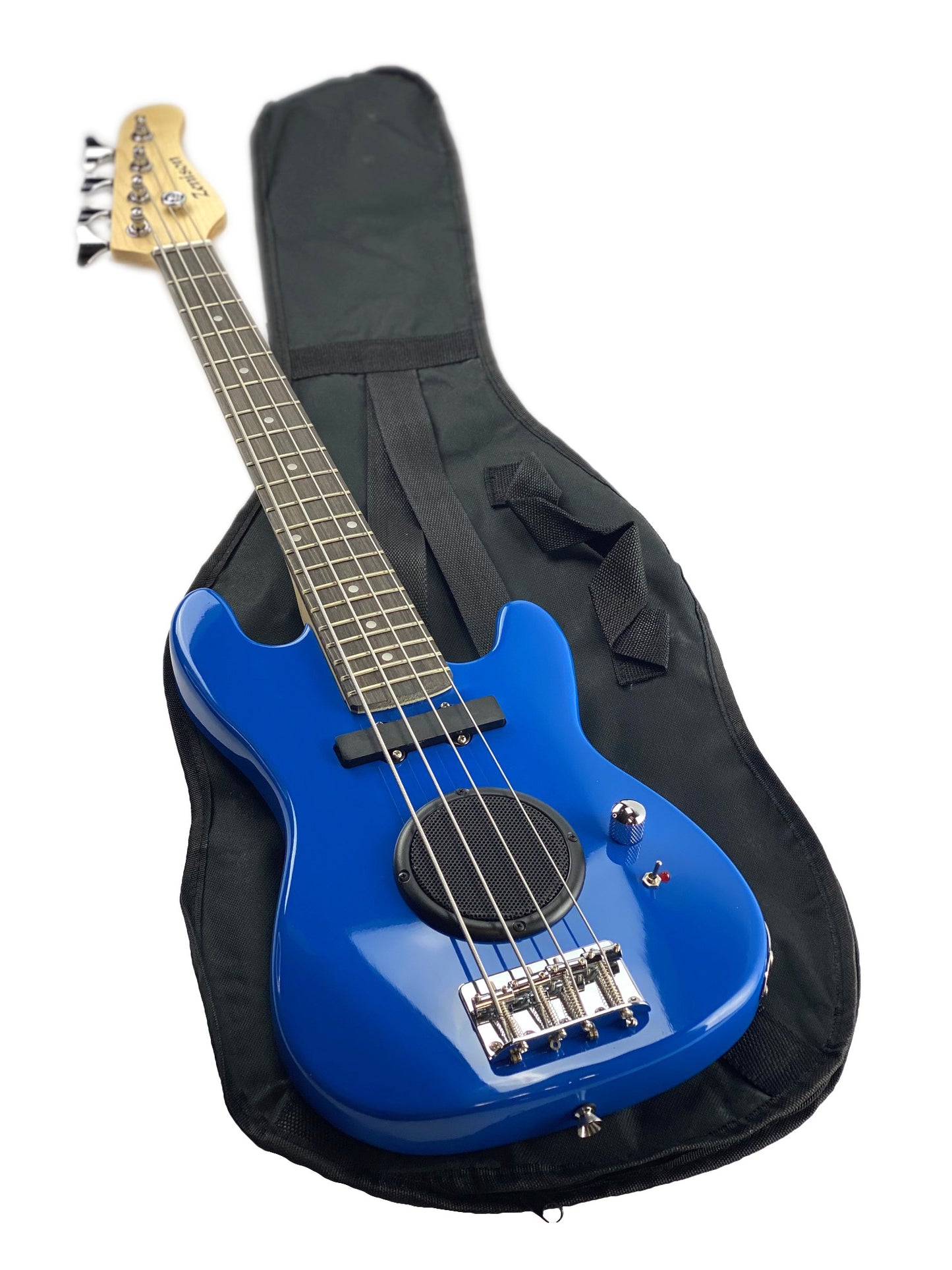 Zenison 36" Bass Guitar for Kids/Beginner Complete Starter Kit Amp Combo Blue
