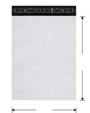 Pack of 100 Poly Mailers Shipping Bags Premium White Bags 7.75" x 10.25"