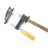 18" Steel Bar Clamp with Metal Ratcheting System and Quick Release Suitable for a Wide Range of Woodworking and Metalworking