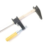 18" Steel Bar Clamp with Metal Ratcheting System and Quick Release Suitable for a Wide Range of Woodworking and Metalworking