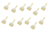 12 PC 3" Paint Brushes Chip Brush Adhesives Paint Touchups Stain Disposable