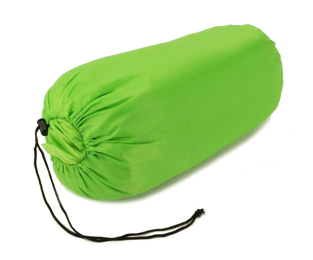 SLEEPING BAG Adult Size 20+ Degrees F BRIGHT GRASS GREEN GRAY Carry