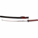 BladesUSA SW-68 Series Samurai Sword with Cord-Wrapped Handle, Wood Scabbard, 40-Inch Overall
