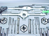 DELUXE 40 piece SAE TAP AND DIE SET w CASE TOOL KIT NEW!