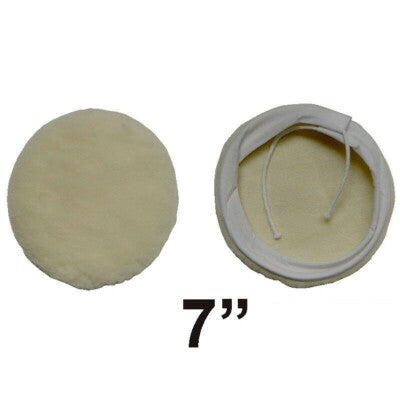 7" Universal Fit Polishing Buffing Bonnet CHIW202 Reusable Padded Microfiber