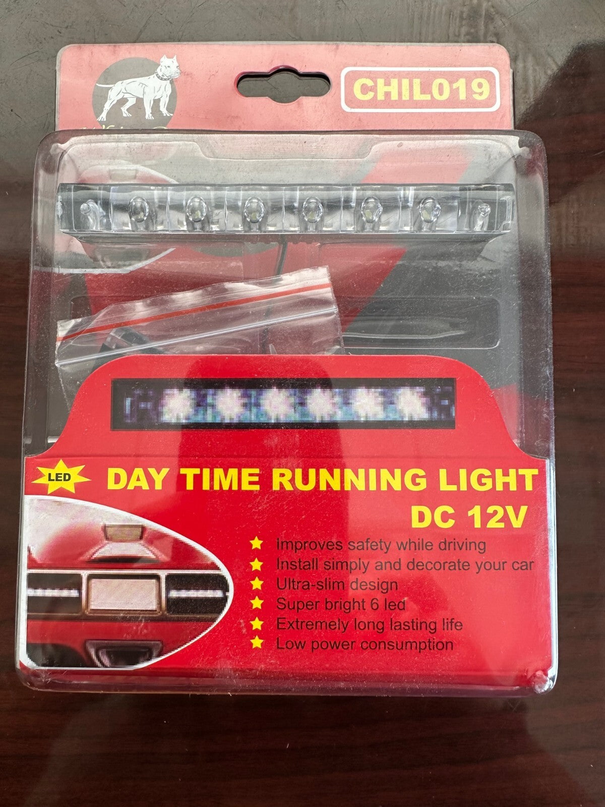 LED LIGHTS 6 Bulb 2 Strips Car Daytime