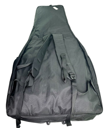 Zenison DOUBLE NECK Electric Guitar PADDED GIG BAG Shoulder Straps 42" Black